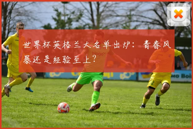 世界杯英格兰大名单出炉：青春风暴还是经验至上？